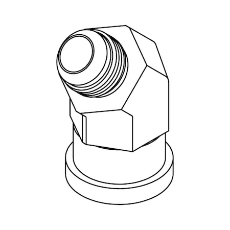 Tompkins Hydraulic Fitting-Flange16MJ-16FL C62 45 FORGED FG6847-16-16
